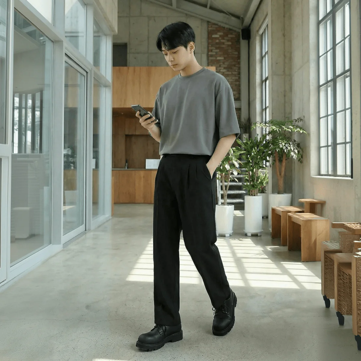 GS No. 127 Casual Loose Pants - Image 4