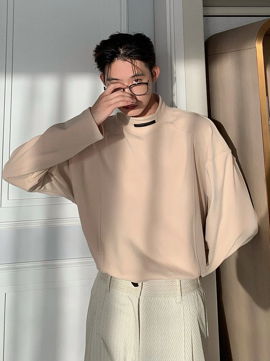GS No. 198 Loose Turtleneck Sweater - Image 5